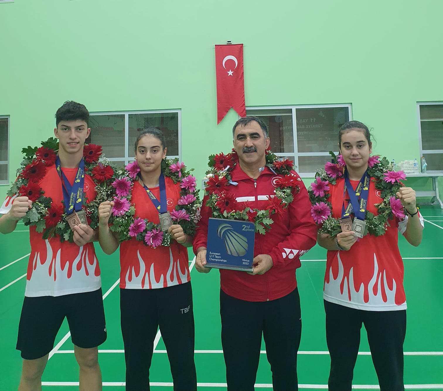U17 BADMINTON AVRUPA ŞAMPİYONASINDA GURURLANDIRAN TABLO gorseli