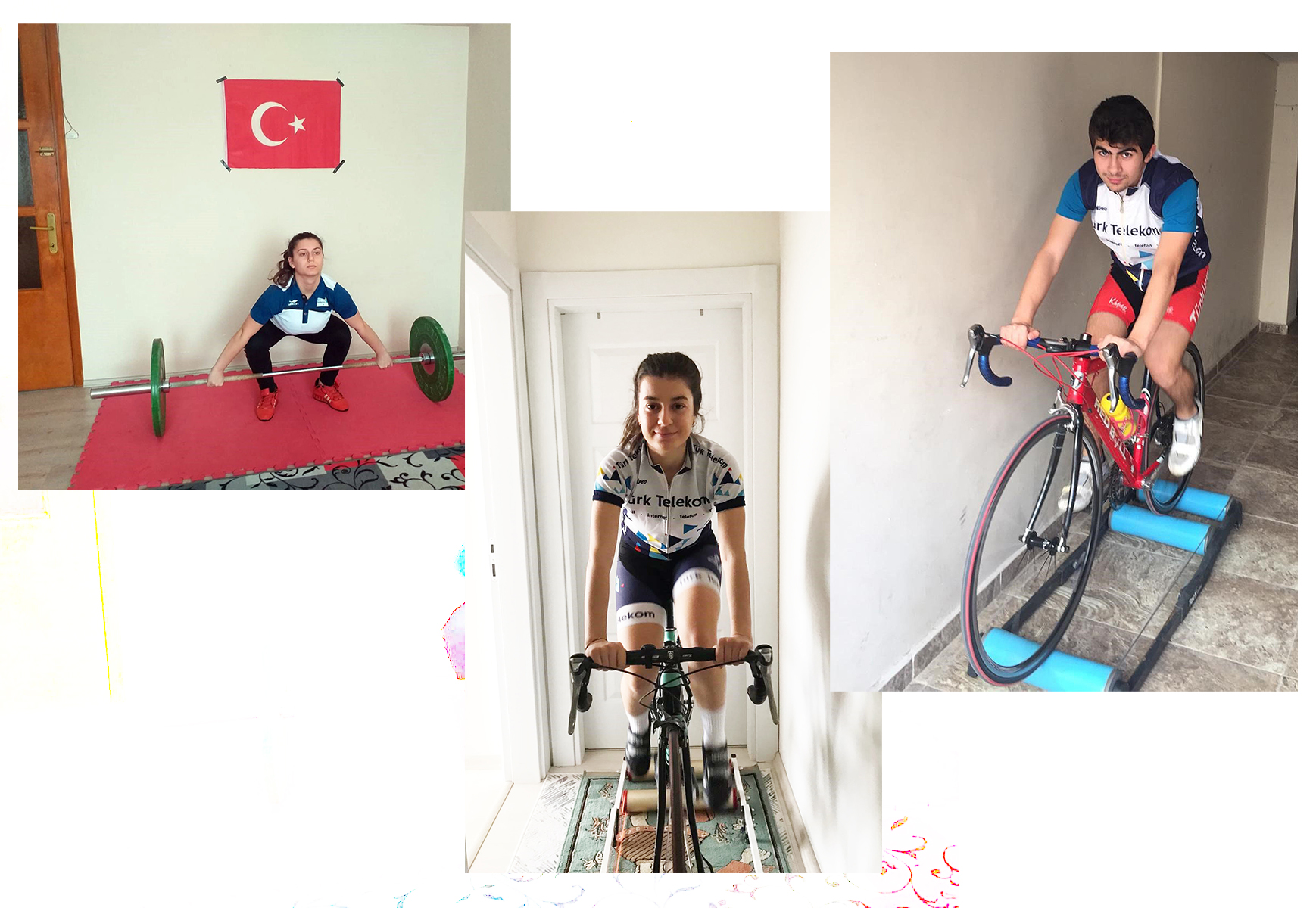 Sakaryalı sporculardan mesaj var: “Spor yap evde kal Türkiyem” gorseli