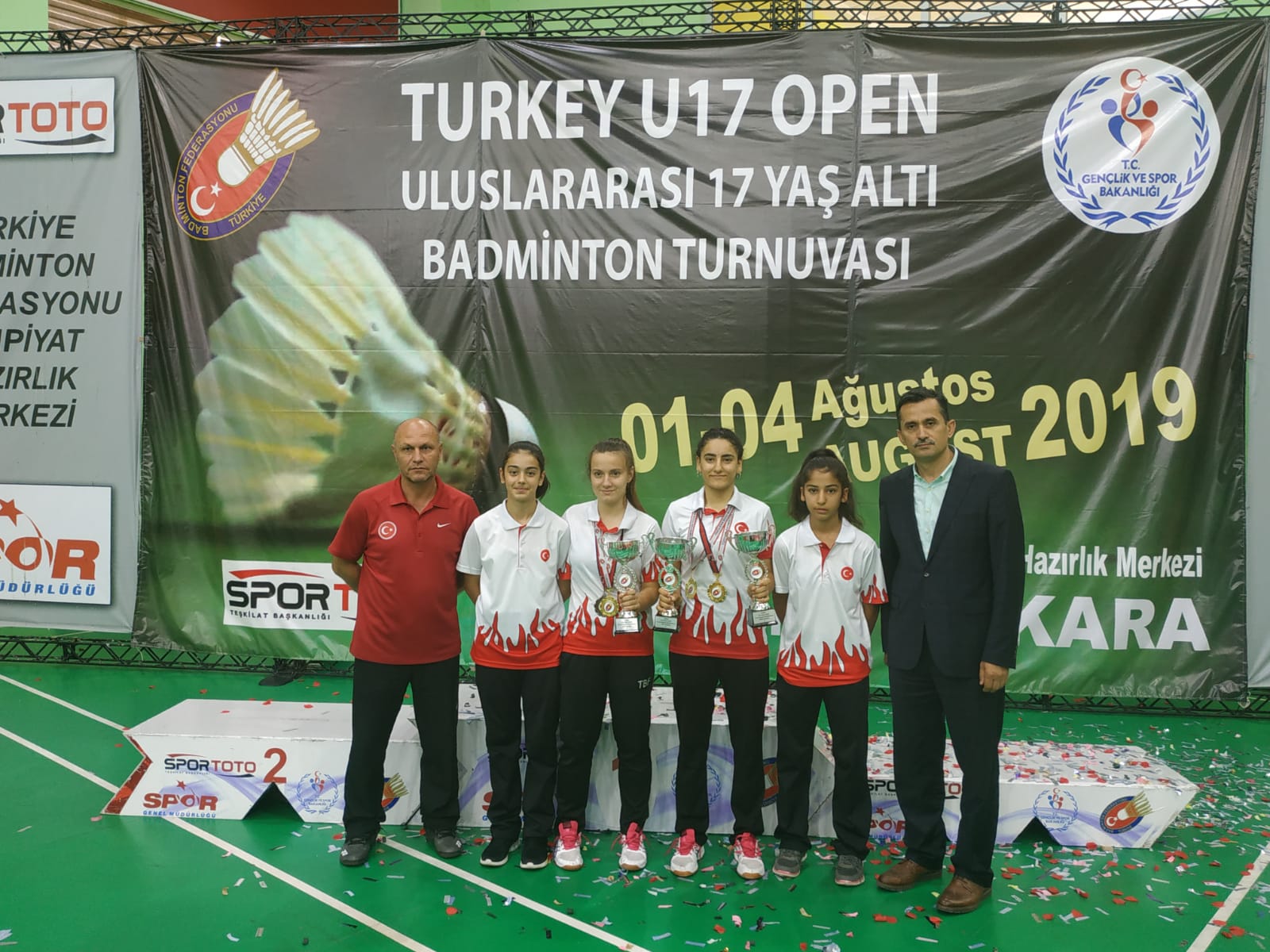 Uluslararası 17 Yaş Altı Türkiye Badminton Turnuvası gorseli