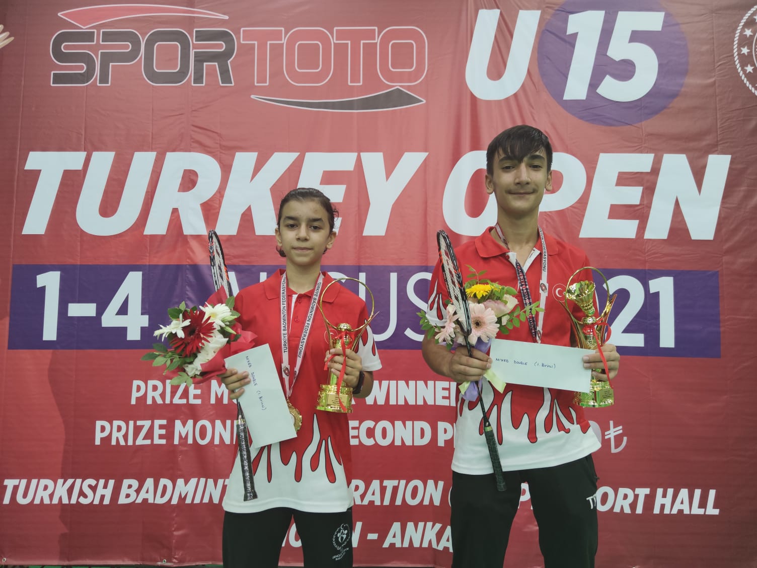  Badmintonculardan Turkey U15 Open da 6 Madalya gorseli